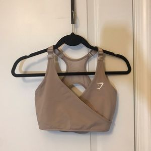 Gymshark Elite Sports Bra - Taupe